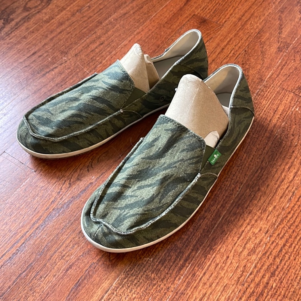 Sanuk Summer slip-on shoes.